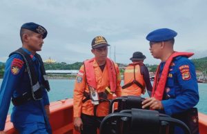 Jelang Pergantian Tahun,Ditsarpolairud Polda Lampung Sisir Perairan Pelabuhan Bakauheni