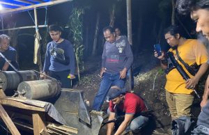 Tambang Emas Ilegal Di Katibung, Di Gulung Polres Lamsel
