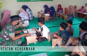 Koramil 421-01/Kdd Kodim 0421/LS Lakukan Kegiatan di Kampung Pancasila.