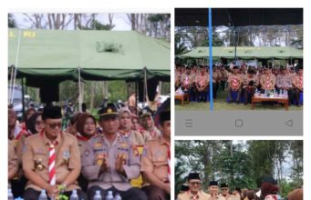 Ketua Majelis Pembimbing Mabicab Resmi Buka Pelaksanaan Lomba Pramuka di Bumi Perkemahan Kaur