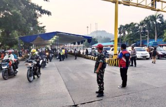 Kodim 0421/LS dan Polres Lamsel Sukseskan Pengamanan Arus Balik mudik di Pelabuhan Bakauheni