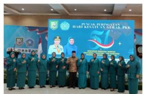 Puncak Peringatan HKG PKK Ke-51, TP PKK Kabupaten Kaur Boyong Tiga Piala