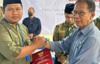 Ketua DPRD Mingrum Gumay Sosperda di SMA MBS Poncowati, Lampung Tengah