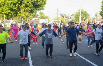 Kompak, Pemkab Muba Senam Bersama Tingkatkan Imun Tubuh dan Keakraban