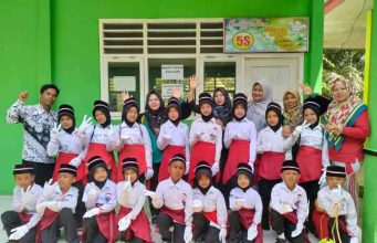 Ikut Lomba Gerak Jalan, MIN 4 Kaur Turut Memeriahkan HUT RI ke-78