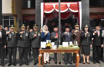 KasiIntel Kasrem 043/Gatam Hadiri Upacara Hari Jadi Hari Dharma Karya Dhika ke-78 Tahun 2023