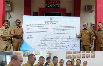 Usai Penandatanganan Pakta Integritas, Semua Jajaran di Dinas PMD Muba Mendadak Tes Urine