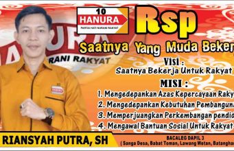 Berlatarbelakang dari Keluarga Sederhana, Riyan Maju Pada Pileg 2024