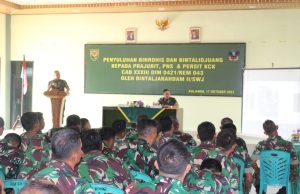 Pelihara Semangat Juang, Anggota dan Persit Kodim 0421/LS Ikuti Penyuluhan Pembinaan Mental