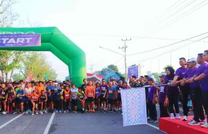 Bertabur Door Prize, Muba Fun Run Berlangsung dengan Meriah