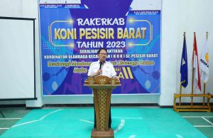 KONI Pesibar Gelar Rakerkab dan Pelantikan Pengurus Kecamatan