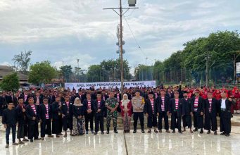 Kapolres Sumenep Apresiasi Kegiatan Apel Siaga Pengawasan Masa Tenang dan Deklarasi Damai Pemilu 2024