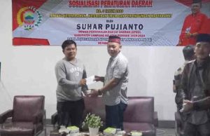 Anggota Komisi III Suhar Fujianto Kenalkan Produk Hukum Di Desa Negeri Pandan