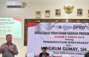 Mingrum Gumay Serap Aspirasi Pemuda Karang Taruna Kalirejo Lamteng
