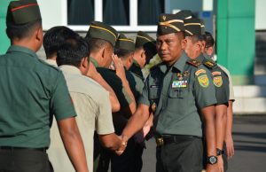 Usai Cuti Hari Raya Idul Fitri 1445 H, Korem 043/Gatam Laksanakan Halal Bihalal