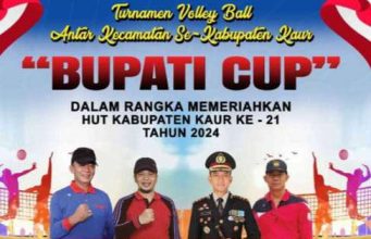 Buka Turnamen Bola Volly Bupati Cup, Awal Rangkaian HUT ke 21 Kabupaten Kaur