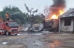Kebakaran Gudang BBM di Natar, Polisi Lakukan Penyelidikan