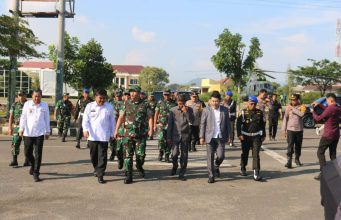 Danrem 043/Gatam Bersama Pangdam II/Swj, Dampingi KASAD Resmikan Monumen Perjuangan CPM Kompi C Batalyon Garuda