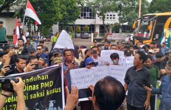 Ratusan Massa Aksi Minta Warga Muba Jangan Diobok-obok oleh Kepentingan Politik