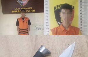 Polisi Amankan Pelaku Penusukan Korba MJ (20) Dan DN (19) Di Natar Fair