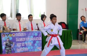 Jaring Atlet Karate Berbakat, Korem 043/Gatam Gelar Turnamen Karate INKAI Danrem Cup Tahun 2024