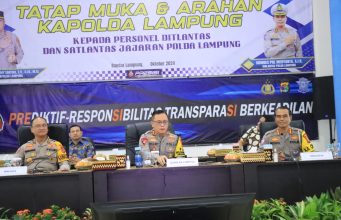 Kapolda Lampung Apresiasi Kinerja Personel Ditlantas dan Satlantas Jajaran