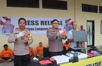 Dari Tanggal 1 Hingga 15 November, Polres Lamsel Sikat 10 Tersangka Judol dan TPPO