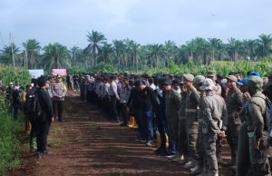 Pengamanan Penertiban Lahan Di Natar, Kapolres Lampung Selatan : Kedepankan Sentuhan Kemanusiaan