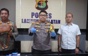 Eksekusi Lahan PTPN 7, Polres Lamsel Amankan Provokator Bersenjata Tajam