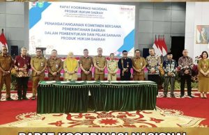 Ketua BAPEMPERDA DPRD Lampung Hadiri Rakornas Produk Hukum Daerah di Samarinda