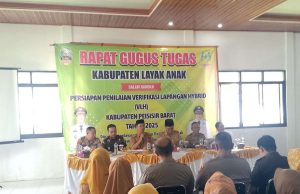 Dinas P3AKB Pesibar Gelar Rapat Gugus Tugas Kabupaten Layak Anak TA 2025