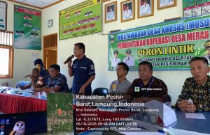 Tindaklanjuti Arahan Presiden RI Pekon Lintik Bentuk Kopdes MP