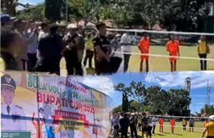 Meriahkan HUT Kabupaten Kaur ke-22 , Bupati Kaur Buka Turnamen Bupati Cup