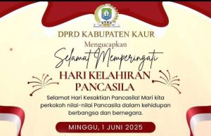 Waka ll DPRD Kaur Peringati Hari Lahir Pancasila dengan Semangat Kebangsaan