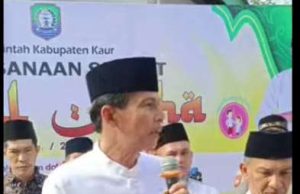 Pemda Kaur Gelar Shalat Idul Adha 1446 H di Desa Pasar Jumat Kecamatan Nasal
