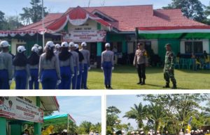 Upacara Geladi Kecamatan Tetap Diikuti Sejumlah Siswa, Siswi ,TNI dan POLRI