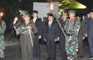 Perwakilan DPRD Lamsel, Merik Havit Ikuti Kegiatan Renungan Suci Di TMP Kusuma Bangsa Kalianda