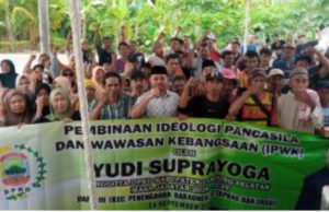 Anggota DPRD Lamsel Yudi Suprayoga Sosialisasi IPWK Di Desa Ketapang