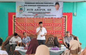 Dihadiri Ratusan Masyarakat, Anggota DPRD Lamsel Gelar Pembinaan IPWK