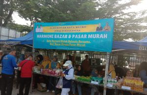 Dinas Perdagangan Kota Metro Gelar Pasar Murah di Dekranasda