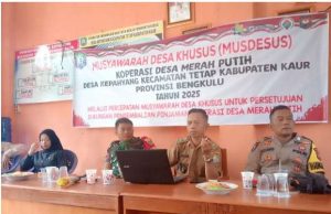 Gelar Musdussus Pemdes Kepahyang Dukung Program Perseden Rl