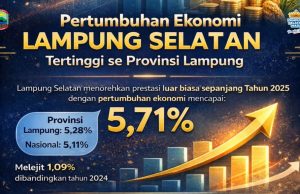 Pertumbuhan Ekonomi Lampung Selatan Meroket 5,71 Persen, Lampaui Provinsi dan Nasional
