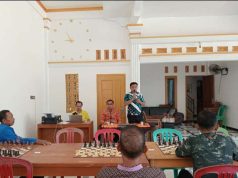 Turnamen Catur Cepat di Desa Pengubayan, Kegiatan ini Lansung Dibuka Mardianto