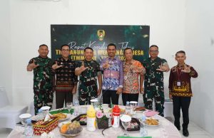 Danrem 043/Gatam Ikuti Rakornis TMMD – 128 TA. 2026 Bersama Waaster Kasad
