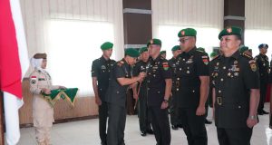Resmi Berganti! Danrem 043/Gatam Pimpin Langsung Tradisi Penyerahan Jabatan Kasrem, Kasilog serta sertijab Kasiintel