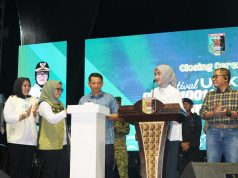 Danrem 043/Gatam Hadiri Closing Ceremony Festival UMKM dan Pasar 1001 Malam HUT Ke-27 Lampung Timur