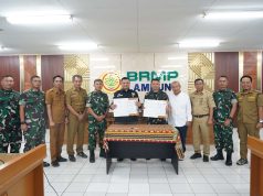 Korem 043/Gatam Siap Kawal Program Cetak Sawah Demi Ketahanan Pangan Nasional