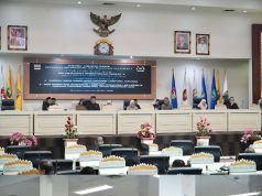 Kasrem 043/Gatam Hadiri Rapurna DPRD Provinsi Lampung