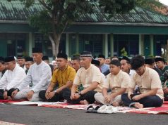 Ciptakan Kebersamaan di Kota Metro, Korem 043/Gatam Gelar Sholat Idul Adha Bersama Masyarakat