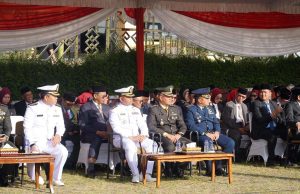 Kasrem 043/Gatam Hadiri Upacara Hari Lahir Pancasila 2026 di Lampung, Tegaskan Pancasila sebagai Fondasi Perdamaian Dunia